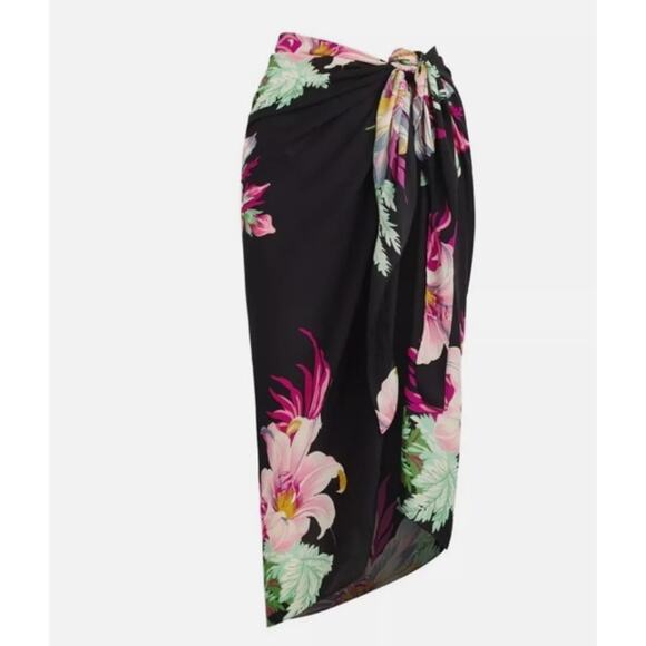 NIB Walter Baker New Paradise Versatile Sarong Magnolia Floral - Picture 7 of 7